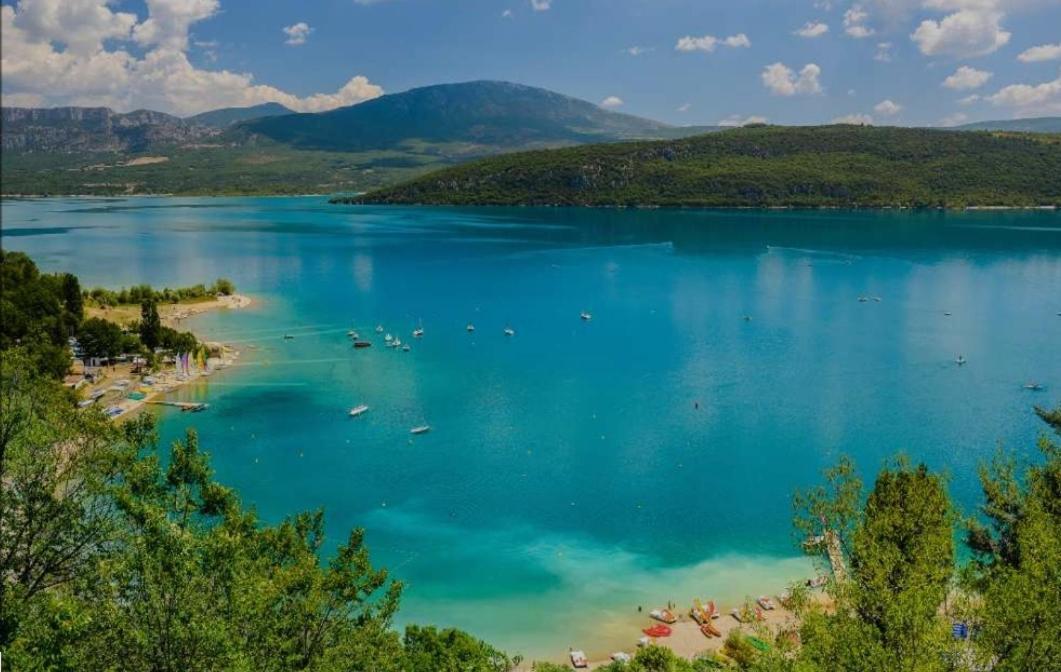 Camping, Mobil Home Equipe Proche Du Lac De Sainte Croix Et Des Gorges Du Verdon Exterior foto